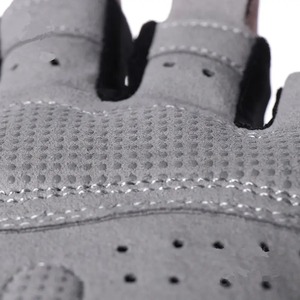 Guantes de cuero sintético de medio dedo al por mayor para ciclismo moto karting motocross viajar gimnasio esquí uso impermeable personalizado - Product Image 5