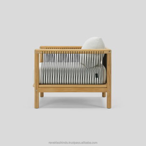 Restaurant Chairs Measuring 88x86x65 Cm Made Of Teak Wood With Soft <b>Foam</b> <b>Padding</b> And A Stylish Modern Design - Product Image 3