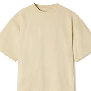 T-shirt décontracté écologique à séchage rapide pour hommes avec tissu tricoté en polyester/coton respirant pour un usage quotidien - Product Image 1