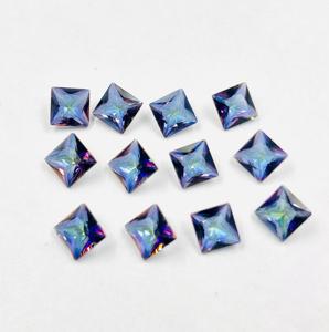 Topaze mystique carrée de haute qualité 9MM pierres précieuses en vrac pierres calibrées naturelles commande minimale 100 carats - Product Image 4