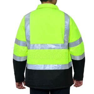Chaqueta de Seguridad Impermeable de Alta Calidad con Logotipo, ANSI Clase 3, EN ISO 20471 Clase 2, Nylon y Poliéster, Ropa de Trabajo, Precio al por Mayor - Product Image 2
