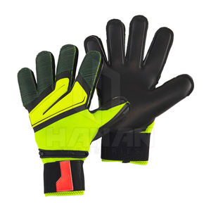 Guantes de portero de fútbol juvenil Guantes de cuero de agarre fuerte para niños Entrenamiento de fútbol y defensa de portería - Product Image 1