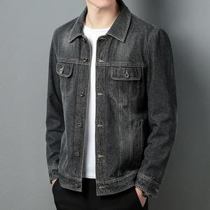 Veste Denim de Moto pour Homme, Confortable, Respectueux de la Peau, Indéformable, à Col Montant, Longueur Régulière - Product Image 4