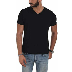 Camiseta Transpirable con Cuello en V para Hombre, 100% Algodón, Diseño Personalizado, Tela Oxford de Alta Calidad, Manga Corta - Product Image 4