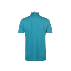 100% personnalisé grande taille hommes formel pour Polo séchage rapide à manches courtes Jersey tissu solide motif géométrique broderie Brandi - Product Image 6