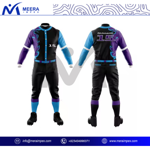 Ensemble de maillots de baseball OEM ODM pour hommes avec impression personnalisée uniformes sportifs en tissu à mailles respirant pour ligue professionnelle ou tenue de club - Product Image 2