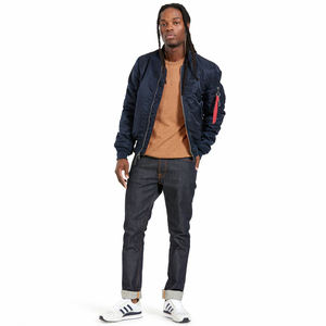 Chaqueta Bomber Personalizada de Satén para Hombre, Ropa de Calle a Prueba de Viento, Chaqueta Bomber OEM, Nuevo Diseño Varsity - Product Image 2