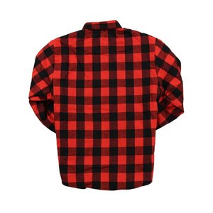 Wholesale Custom <b>Mens</b> Quilted Lined Plaid <b>Flannel</b> Shirt <b>Jacket</b> - Product Image 2