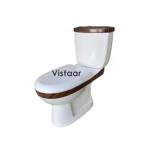 สุขภัณฑ์เซรามิกสองชิ้นสำหรับห้องน้ำ Aqua Aqua สุขภัณฑ์ผลิตจากอินเดีย - Product Image 5