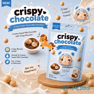 Biscotti Ricoperti di Cioccolato con Ripieno alla Frutta, Dolci Morbidi e Masticabili, Confezione in Barattolo, Halal BRC, Prezzo di Fabbrica all'Ingrosso - Product Image 3