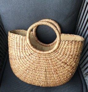 Handmade Water Hyacinth Weaving <b>Bag</b>, Classic <b>Straw</b> <b>Tote</b> - Product Image 3
