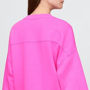 Sudadera de Mujer con Diseño de Hombros Caídos, Mangas Largas, Ajuste Cómodo y Relajado, con Diseño de Logotipo Personalizable, Ropa Casual - Product Image 5