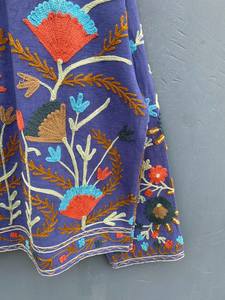 Handmade Suzani Embroidered Cotton Jacket Colorful Floral Boho <b>Coat</b> Artisan Ethnic Outerwear <b>for</b> <b>Women</b> - Product Image 2
