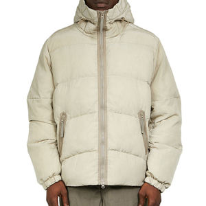 ¡Novedad de 2025! Chaquetas de burbujas personalizadas de alta calidad para hombre, ropa larga ligera, decoración bordada con capucha, fina - Product Image 1