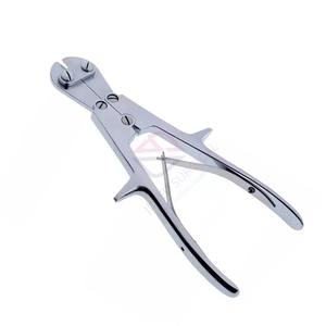 Cortador de Placas de Alambre Reutilizables de Acero Inoxidable Quirúrgico Ortopédico |   Herramientas de Corte de Varillas TC de Doble Acción con Acabado Pulido - Product Image 4