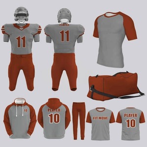 Nouvelle saison, uniformes de football américain personnalisés et bon marché, maillots, manches de bras, cagoules, gants, sacs de sport - Product Image 2