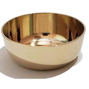 Tazón de Servir de Latón de Gran Calidad y Diseño Vintage para Decoración del Hogar, Disponible en Rana Overseas Inc - Product Image 3