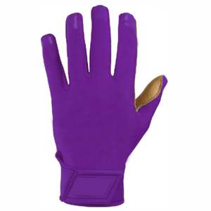 Guantes de Bateo de Béisbol Profesionales Unisex de Alta Calidad para Equipos, con Logotipo Personalizado, de Cuero para Softbol, Transpirables para el Campo Interior - Product Image 3