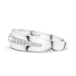 Bague à trois pierres en diamant de laboratoire 0,342 CT pour femme, clarté VVS-VS EF, or 18 carats, 14 carats, 10 carats et argent 925, rose, jaune, blanc - Product Image 6
