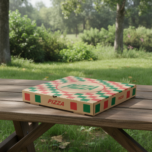 Caja de Pizza Ecológica de Lujo con Logotipo Personalizado, Embalaje de Papel Kraft de Alta Calidad, Apto para Alimentos, Apto para Microondas, Biodegradable para Productos Premium - Product Image 5