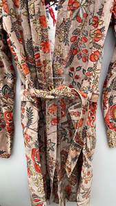 Robe en velours de coton réversible à manches longues pour femme, confortable, grande taille, tenue de nuit - Product Image 5