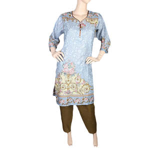 Traje de dos piezas estampado para mujer - Multicolor - Product Image 5