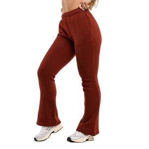 Pantalons de survêtement évasés pour hommes, sur mesure, jambes larges, taille mi-haute, jambes droites, coton, cordon de serrage, streetwear léger pour femmes - Product Image 2