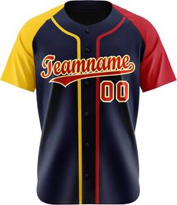 Chemises de baseball personnalisées OEM pour hommes femmes Uniformes de vêtements de sport avec maillots à boutons complets Maillots imprimés de softball sublimés - Product Image 5