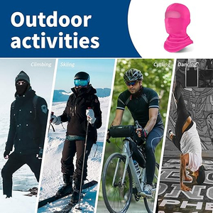 Masque de ski vintage en coton et spandex imperméable et protégé contre les UV pour homme, confortable, respirant et chaud, pour l'extérieur, pour les sports d'hiver - Product Image 3