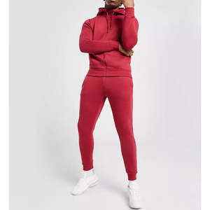 Survêtement unisexe en molleton de coton de haute qualité, survêtement imprimé décontracté pour hommes, survêtement deux pièces d'automne, ensemble de vêtements d'extérieur pour hommes - Product Image 1