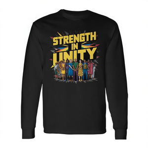 Maglietta a maniche lunghe Juneteenth 1865: L'eredità della forza, dell'unità e della libertà - per abbigliamento promozionale - Product Image 2