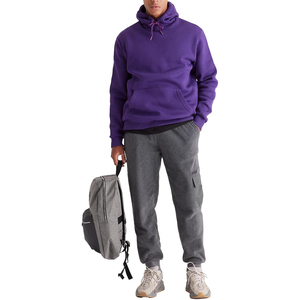 Haute qualité 100% coton tricoté lourd 360g hiver pull à capuche unisexe personnalisé pour hommes - Product Image 3