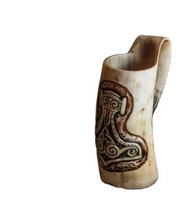 Tasse à bière en céramique de corne à boire Viking de haute qualité largement utilisée par les professionnels pour les fêtes pour les gros acheteurs - Product Image 1