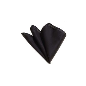 Mouchoir de poche à motifs noirs en tissu tissé pour homme, taille unique - Product Image 1
