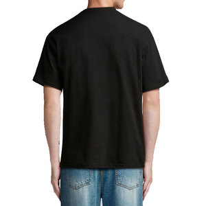 T-shirt à manches courtes pour hommes avec logo personnalisé sérigraphié T-shirt en tissu 100% coton avec strass - Product Image 3