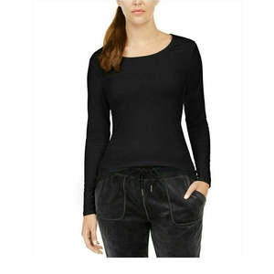 Camiseta Térmica de Algodón para Mujer 32 Degrees, Talla Extra Grande, Color Negro, Estilo Base Layer para Invierno - Product Image 1