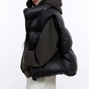 Chaleco Acolchado Personalizado de Moda Casual para Otoño 2026 / Chaqueta Acolchada para Mujer OEM, Abrigo Ligero y Moderno 2026 - Product Image 4