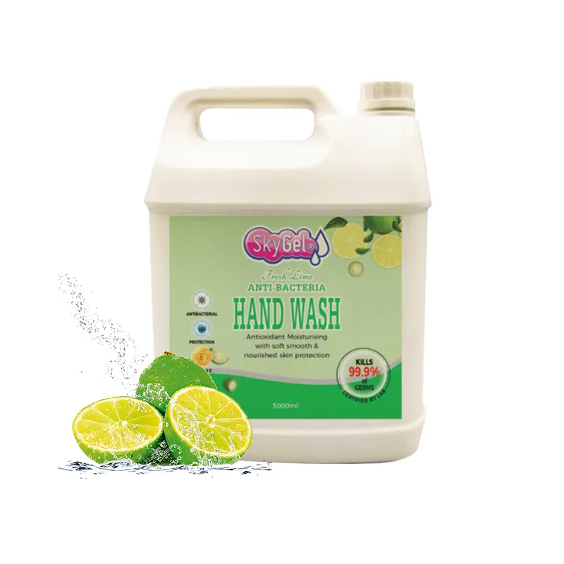 Wholesale Liquid Hand Wash Gel Lime 5000ML Moisturize Hand Protection Skin Friendly Soap Free Bath Supplies