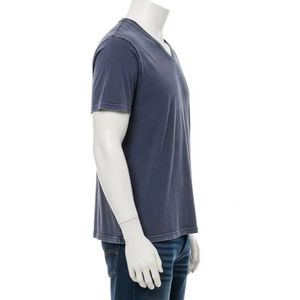 เสื้อยืดคอกลมผู้ชาย ผ้าฝ้ายแท้ 100% ซักแล้ว ไม่หด นุ่ม ระบายอากาศดี สวมใส่สบายทุกวัน ขายส่ง - Product Image 4