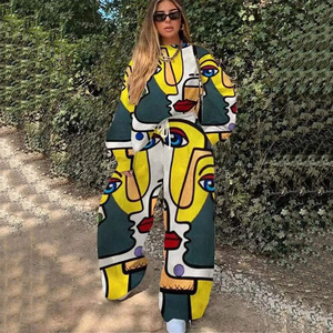 Nuova Tuta da Donna Primaverile 2026, Stile Europeo e Americano, Tendenza Streetwear, Casual, Ampia, con Stampa - Product Image 6