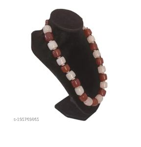 Collar de cuentas Rojas rosas de resina chapadas en oro de excelente calidad, joyería de moda para fiestas de boda de mujer para regalar - Product Image 3