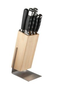 ที่วางมีดไม้ดีไซน์เนอร์มีเส้นสะอาดและดีไซน์เรียบง่ายทำให้เหมาะสำหรับห้องครัวทุกสไตล์ - Product Image 3