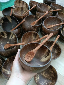 Tazón de cáscara de coco ecológico diseñado para colecciones de vajilla sostenible, decoración de interiores, decoración de spa y venta al por mayor a nivel mundial. - Product Image 2