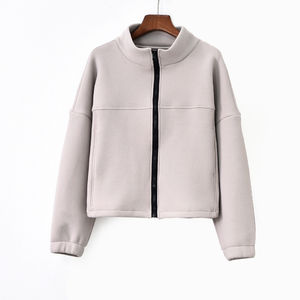 ชุดวอร์ม2ชิ้นผ้าฟลีซแบบมีซิปมีฮู้ดสำหรับผู้หญิงชุดวอร์มผ้าคอตตอนแบบลำลองออกแบบได้ตามต้องการ - Product Image 3