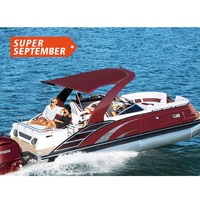 Qualité marine lacs rivières Kinocean OEM ski nautique ODM personnalisé couleur aluminium coque ponton bateau pour la dérive avec moteur