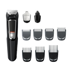 Philips-Maquinilla de afeitar eléctrica híbrida OneBlade 360 para hombre, maquinilla de afeitar eléctrica y recortadora de barba con peine facial 5 en 1 - Product Image 3