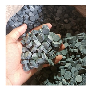 Botones de cuerno de búfalo negro natural del fabricante más grande de la India, botones en blanco de estilo vástago para uso en prendas de vestir - Product Image 1