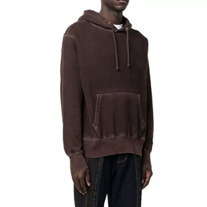 Vente en gros de sweats à capuche abordables pour hommes, femmes et adolescents Pull à capuche uni en coton mélangé confortable, chaud et élégant - Product Image 2