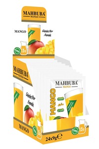 MAHBUBA - Polvo para Bebida Instantánea con Sabor a Granada de Alta Calidad, Caja de 9g, Hecho en Gaziantep, 1.5L - Product Image 3