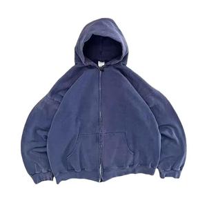 Sudaderas con Lavado Ácido para Hombre al por Mayor, Sudaderas con Lavado Ácido para Hombre, Último Diseño Vintage, Servicio OEM, Ropa con Capucha Transpirable Personalizada - Product Image 2